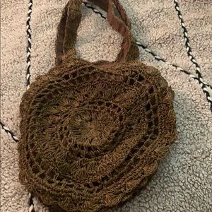 Bohemian Round Rattan Tote
